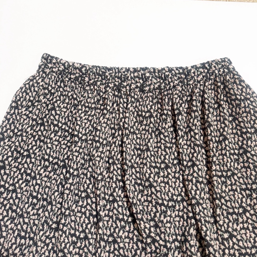 Vintage 90s Jacque and Koko Ditsy Floral Micro Pleated Maxi Skirt - Picture 3 of 6